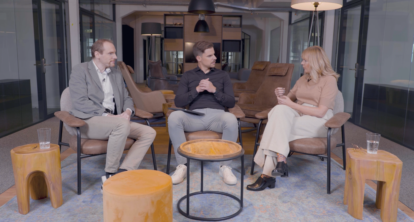 Talkrunde über Leadership und Change Management