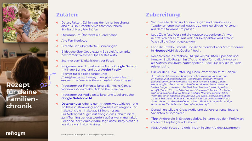 Rezept Familienchronik