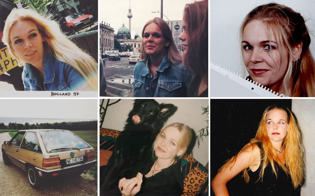 einige Fotos von Britta aus den 1990er