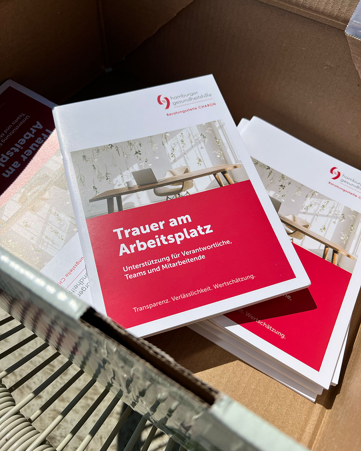 Broschüre Trauer am Arbeitsplatz